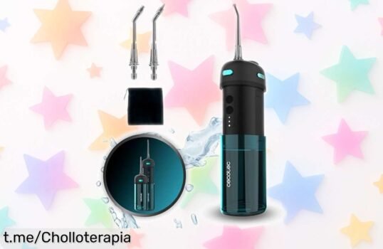 Irrigador dental portátil Cecotec Toothcare Jet Splash, limpieza top en cualquier lugar y un descuentazo que hará sonreír a tu bolsillo. ¡No dejes escapar esta oportunidad increíble!