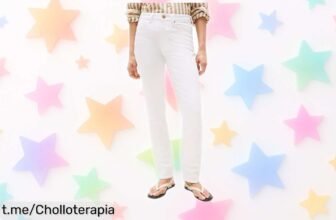 Jeans de mujer Tommy Hilfiger White Slim que realzan tu figura y nunca pasan de moda, ¡super chollo a precio loco para sentirse espectacular!