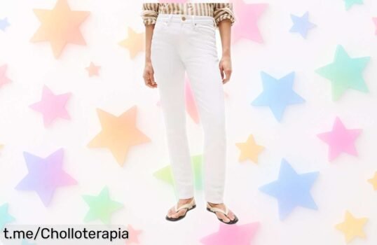 Jeans de mujer Tommy Hilfiger White Slim que realzan tu figura y nunca pasan de moda, ¡super chollo a precio loco para sentirse espectacular!