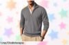Jersey de hombre COOFANDY con cuello alto y cremallera a precio rebajado, ideal para lucir elegante sin perder estilo: ¡no dejes pasar esta oportunidad única!