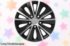 Juego de 4 tapacubos SUMEX Nebraska, el cambio brutal que tu coche necesita a precio loco, ¡renueva su look ya y saca sonrisas en cada viaje!