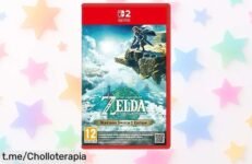 Juego de aventuras Nintendo The Legend of Zelda: Tears of the Kingdom para Switch, ahora con un precio de escándalo que hará que tus mejores momentos sean inolvidables.