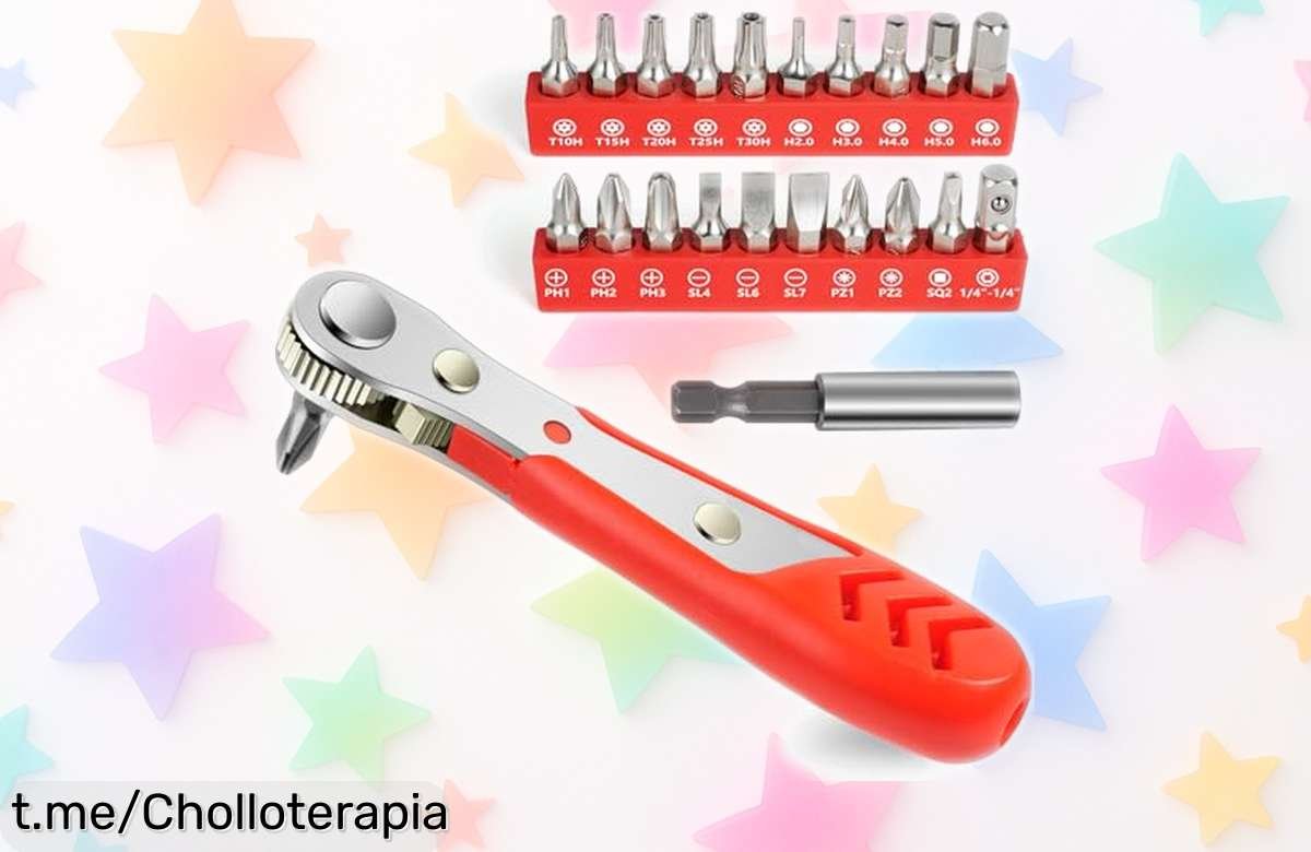 Juego de mini destornilladores OSDUE con 20 puntas y clip magnético rebajado a un precio loco que no puedes dejar escapar, ¡ten siempre lo que necesitas para cualquier arreglo!