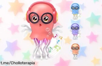 Juguete interactivo medusa bailarina Zonopy con luces y música a precio regalado: ¡diversión asegurada para tus peques, no dejes pasar esta oferta increíble!