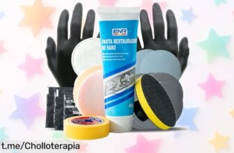 Kit Enerfero para pulir faros amarillos del coche, ¡con este ofertón tan loco dejarás los cristales como nuevos y brillantes! No lo pienses más, renueva tu coche hoy mismo.