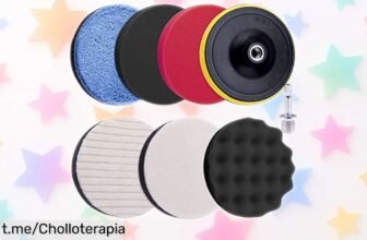 Kit de 8 esponjas de pulir para coche SIQUK a un precio sorprendente que te dejará alucinado, haz que tu auto brille como nunca antes, ¡no te lo pierdas!