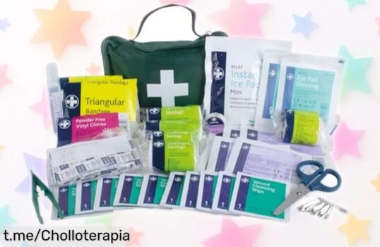 Kit de primeros auxilios LewisPlast con 90 piezas, ahora a precio loco para que estés siempre listo; ¡no te quedes sin el tuyo y cuida de los que amas!