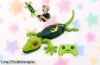 Lagartija robot Yidoroye Gecko1 con control remoto ahora a un precio imbatible, ¡siente la emoción de tener tu propio reptil que se mueve y brilla! No te lo pierdas.