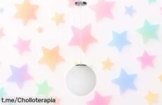 Lámpara colgante de cristal LEGZIT con un diseño moderno y fácil instalación, añádele luz a tu hogar por un precio rebajado que no puedes dejar pasar. ¡Transforma tu espacio ahora!