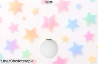 Lámpara colgante de cristal LEGZIT con un diseño moderno y fácil instalación, añádele luz a tu hogar por un precio rebajado que no puedes dejar pasar. ¡Transforma tu espacio ahora!