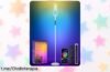 Lámpara de pie LED OUTON que cambia 16 millones de colores y se mueve con la música, ¡chollo increíble para iluminar tu hogar al instante!