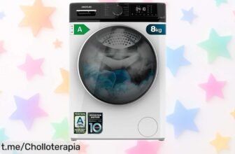 Lavadora de carga frontal Cecotec Bolero Dresscode 8610 con vapor y motor silencioso a un ofertón que no querrás dejar escapar, ¡tu ropa te lo agradecerá!