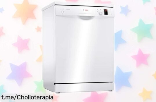 Lavavajillas Bosch SMS25AW05E silencioso con sistema AquaStop, un ofertón que evitará fugas y te hará disfrutar de más tiempo para los tuyos. ¡No lo dejes escapar!