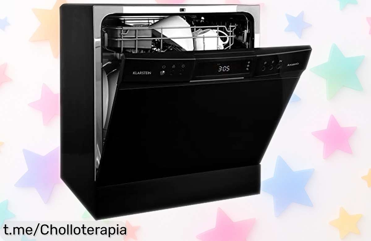 Lavavajillas Klarstein Amazonia para 8 personas, un ofertón que dejará tus platos impecables en minutos: ¡aprovéchalo antes de que se agote este super chollo!