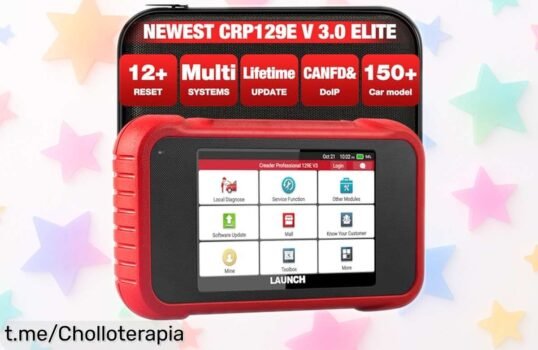 Lector OBD2 Launch CRP129E V2.0 para tu coche a precio de locos: diagnostica y resetea sin dramas, ¡apresúrate antes que se agote esta oportunidad única!