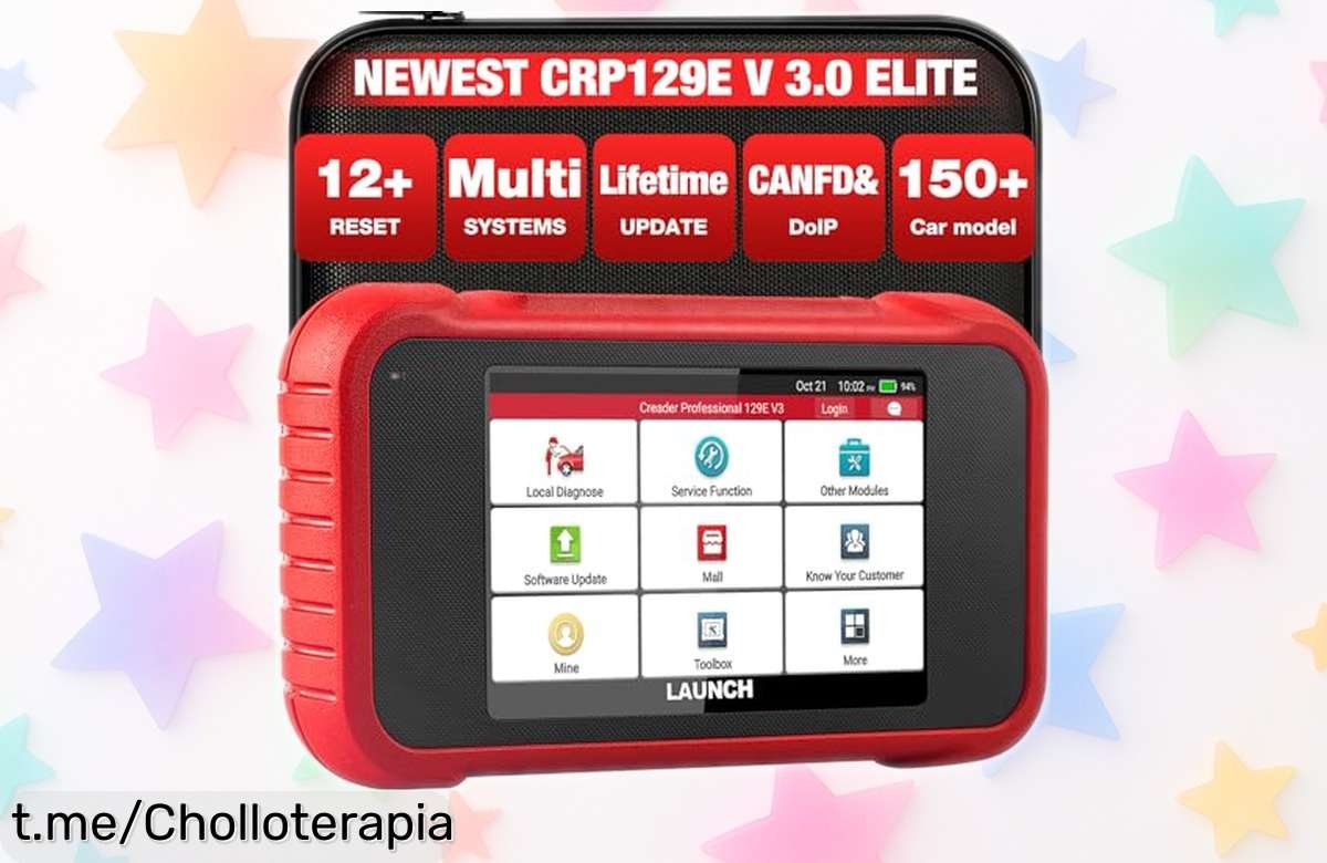 Lector OBD2 Launch CRP129E V2.0 para tu coche a precio de locos: diagnostica y resetea sin dramas, ¡apresúrate antes que se agote esta oportunidad única!