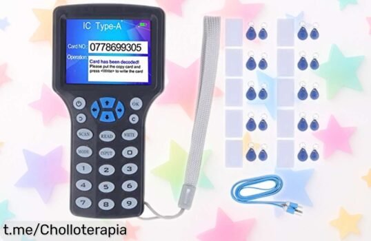 Lector y duplicador de tarjetas RFID NFC a color, una ganga que no puedes dejar pasar: llévalo donde quieras y aprovecha su precio increíble antes de que se agote.