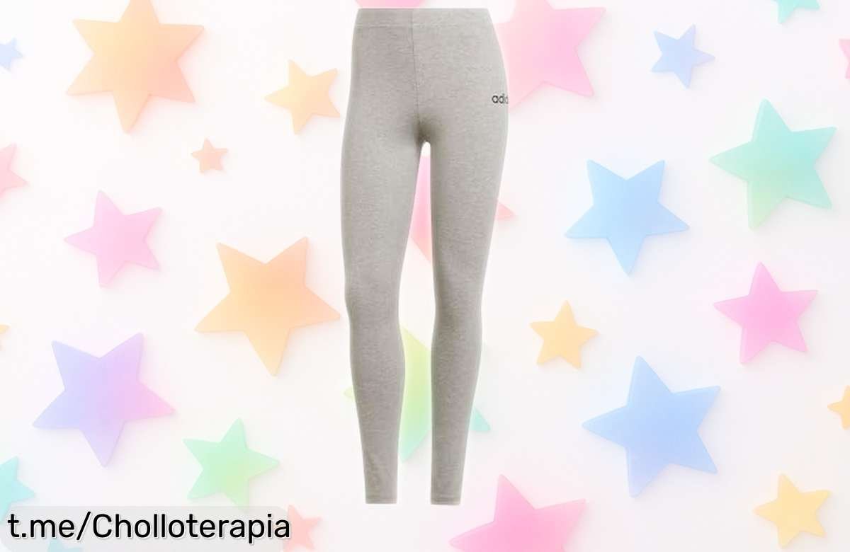 Leggings de algodón adidas para mujer con talle alto, rebajados a precio loco: Dale un giro a tu estilo deportivo y siéntete genial mientras te mueves. ¡No te lo pierdas!