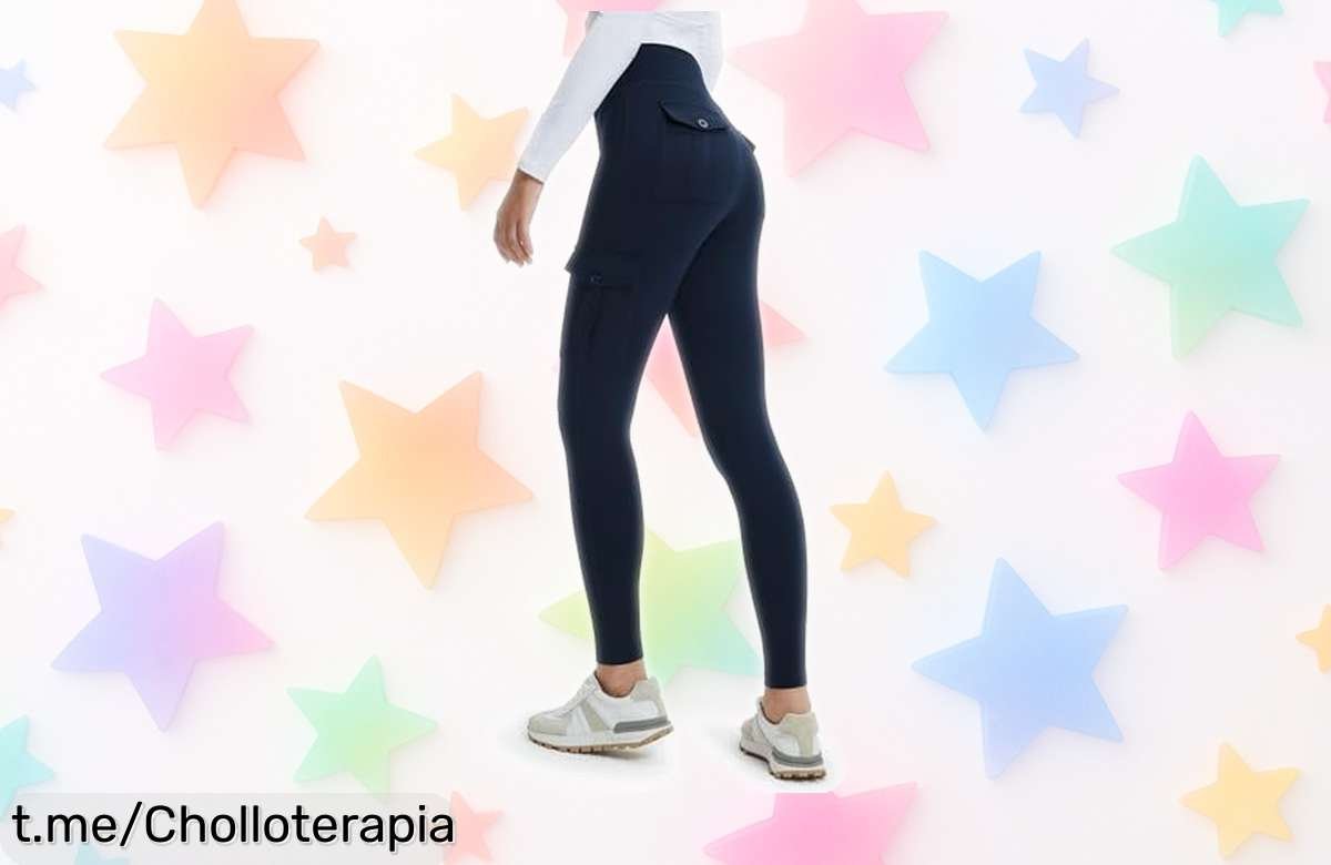 Leggings deportivos Libin con bolsillos y forro impermeable a un precio loco, perfectos para no pasar frío ¡Consigue el tuyo antes de que se agoten!
