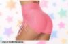 Leggins cortos de yoga para mujer con cintura alta, ¡rebajados a un precio increíble! Con detalle de lazo y efecto push up, tus entrenamientos serán más estilosos que nunca.