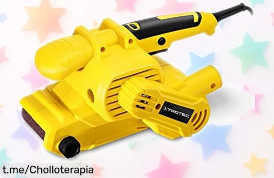 Lijadora de banda TROTEC PBSS 10800 que alisa como un profesional a un precio de escándalo, ¡no dejes pasar esta oportunidad única para mejorar tus proyectos!