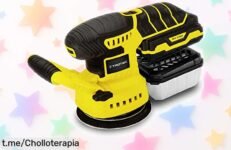 Lijadora excéntrica a batería TROTEC PESS 1020V, ¡el chollo que estabas esperando para dejar tus muebles perfectos sin enredos y a un precio de risa!