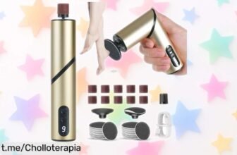 Lima eléctrica para pies VAYALT 2 en 1, el pepinazo que necesitas para suavizar tus talones agrietados ¡Aprovecha este precio regalo y cuida tus pies ya mismo!