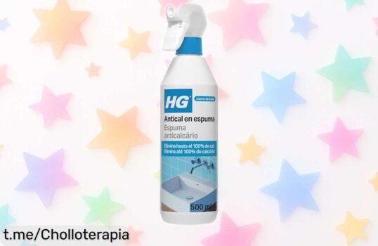 Limpiador en espuma HG Antical que arrasa con la cal más rebelde y deja todo reluciente, ¡aprovéchate de este super chollo de 500 ml antes que se agote y brilla sin esfuerzo!