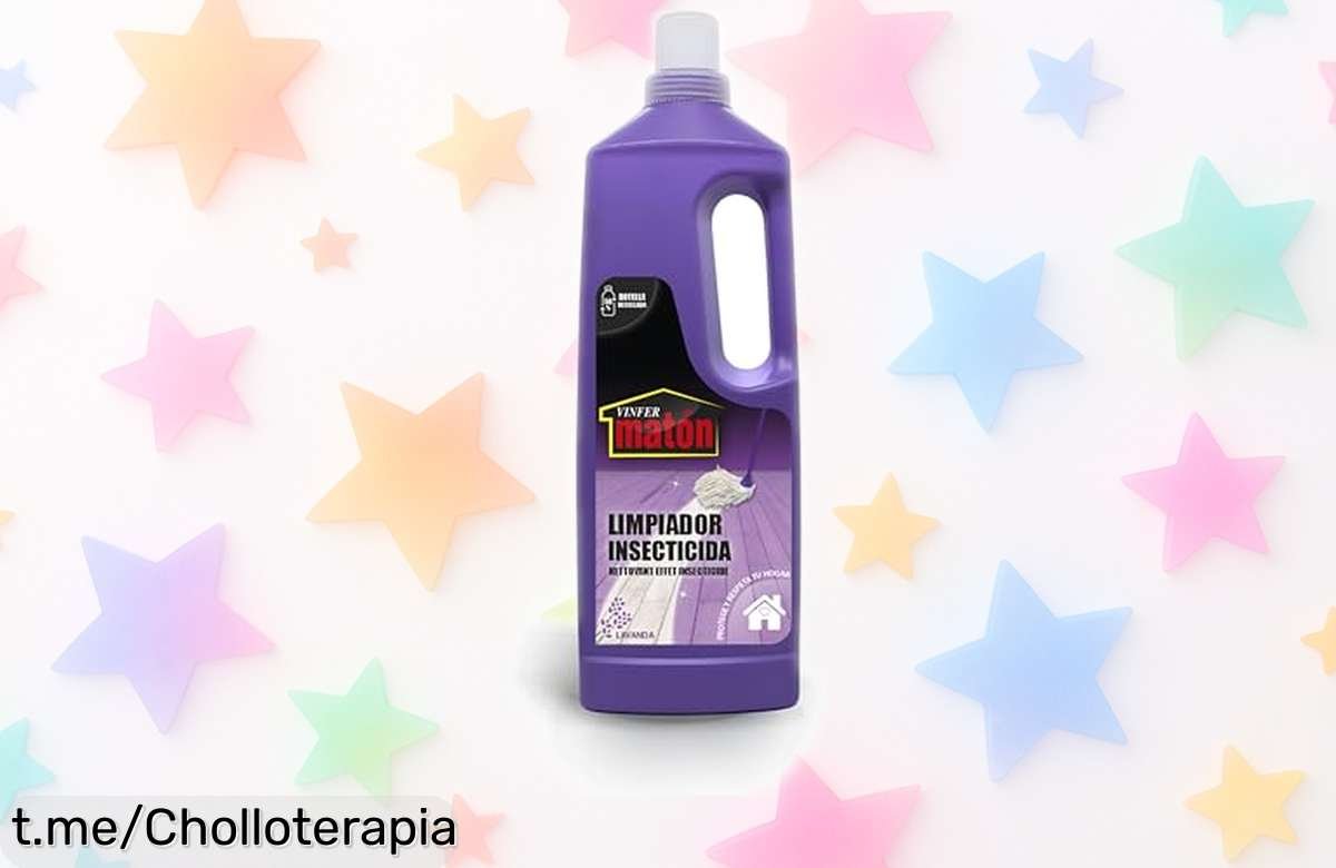 Limpiador insecticida Vinfer Matón para suelos, adiós cucarachas y hormigas con olor a lavanda ¡Aprovecha este precio tiradísimo antes de que se acabe!