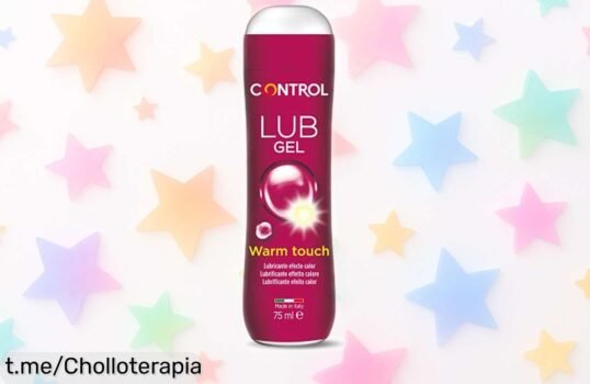 Lubricante transparente Control Warm Touch 75 ml que enciende tus momentos íntimos con calor: ¡no dejes escapar este ofertón y dispara la diversión ahora mismo!