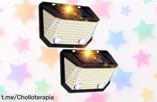 Luces solares K KASONIC con sensor dual que iluminan tu jardín como nunca, ¡todo a un precio loco! Aprovecha esta oferta antes de que se acabe y dale vida a tus espacios exteriores.