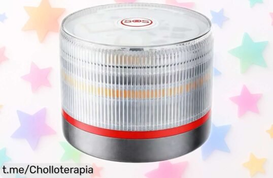 Luz de emergencia para coche homologada por la DGT, un super chollo que te protege en carretera y se planta fácil. ¡No dejes pasar esta oportunidad única!