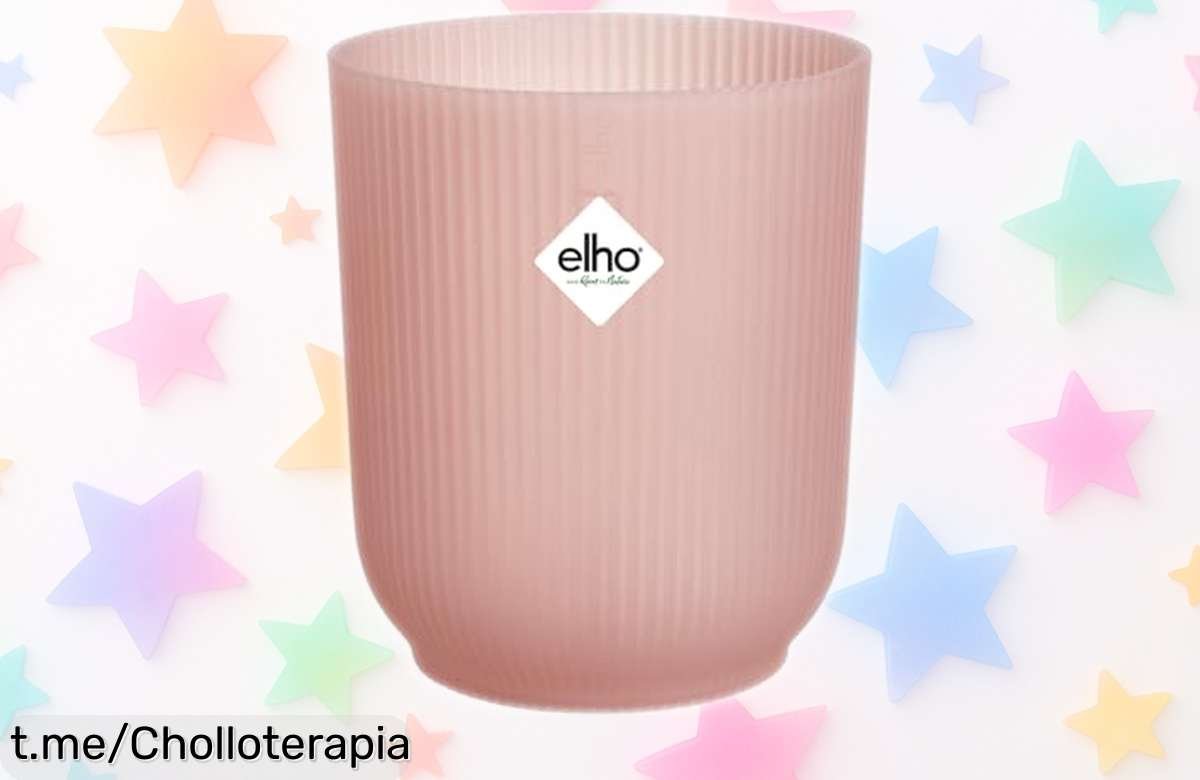 Maceta para orquídeas Elho Vibes Fold Orchid, diseño elegante y súper resistente a un precio increíble que no puedes dejar pasar hoy mismo. ¡Haz florecer tu hogar ya!