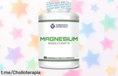 Magnesio bisglicinato de Scientiffic Nutrition, el aliado perfecto contra la fatiga con vitamina B6 ¡Precio rebajado que no puedes dejar escapar! Activa tu energía hoy mismo.