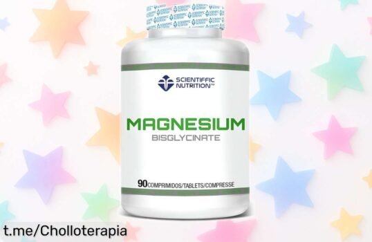 Magnesio bisglicinato de Scientiffic Nutrition, el aliado perfecto contra la fatiga con vitamina B6 ¡Precio rebajado que no puedes dejar escapar! Activa tu energía hoy mismo.