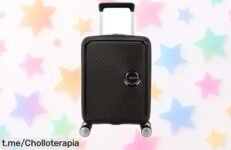 Maleta infantil American Tourister Soundbox Mini, súper resistente y organizadora a un precio que está tirado; ¡tu pequeño merece lo mejor sin gastar de más!