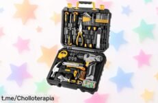 Maletín de herramientas DEKO con taladro y destornillador eléctrico: ¡pack brutal a precio loco que hará brillar tus proyectos! No dejes pasar esta oportunidad única.