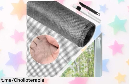 Malla mosquitera BUZIFU que cortes a medida, deja fuera los bichos sin químicos y limpia en un segundo; ¡lleva la tranquilidad a tu hogar por un precio de locura!