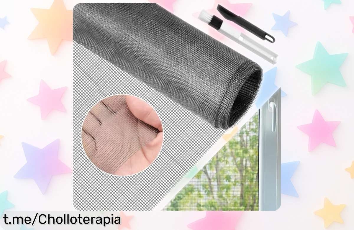 Malla mosquitera BUZIFU que cortes a medida, deja fuera los bichos sin químicos y limpia en un segundo; ¡lleva la tranquilidad a tu hogar por un precio de locura!