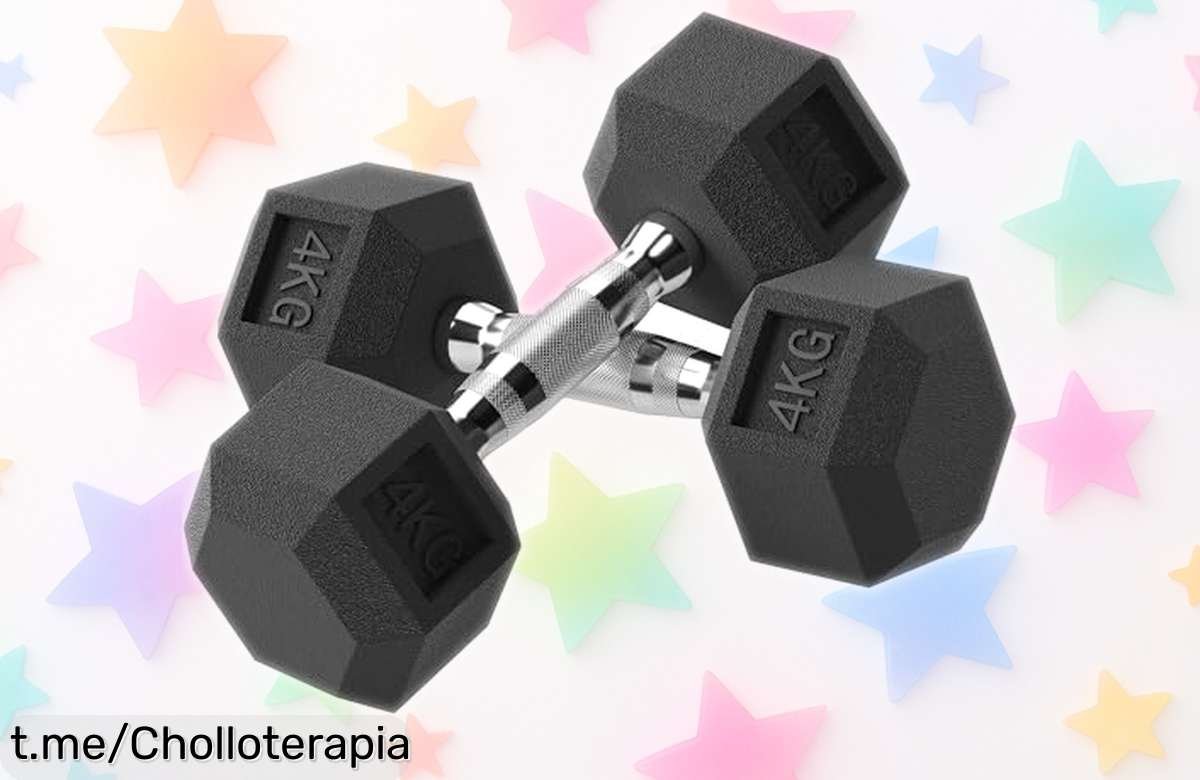 Mancuernas hexagonales HOMCOM, la oportunidad perfecta para tonificar tus brazos con un chollo que no puedes dejar escapar. ¡Actúa ahora y saca el mejor partido a tu entrenamiento!