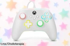 Mando con cable Power A Advantage para Xbox Series X|S y One, ¡ofertón luminoso que hará vibrar tus mejores partidas! Aprovecha este chollo antes de que se agote.