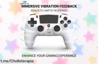 Mando inalámbrico GAMINJA P55A para PS5 y PC a precio de escándalo, jugabilidad sin cables asegurada: ¡no te quedes sin el tuyo y vive la emoción al máximo!