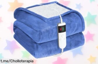 Manta eléctrica Cushious que calienta al instante y se ajusta a tu temperatura, ahora brutalmente rebajada para disfrutar del confort en casa sin complicaciones. ¡Hazla tuya ya!