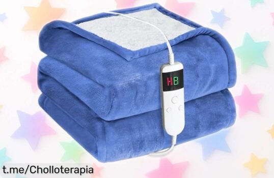 Manta eléctrica Cushious que calienta al instante y se ajusta a tu temperatura, ahora brutalmente rebajada para disfrutar del confort en casa sin complicaciones. ¡Hazla tuya ya!
