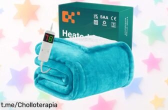 Manta térmica mullida BOMOVA a un precio de locura: calidez instantánea, 10 niveles y apagado automático. ¡Dale calor a tus noches frías antes que se agote!