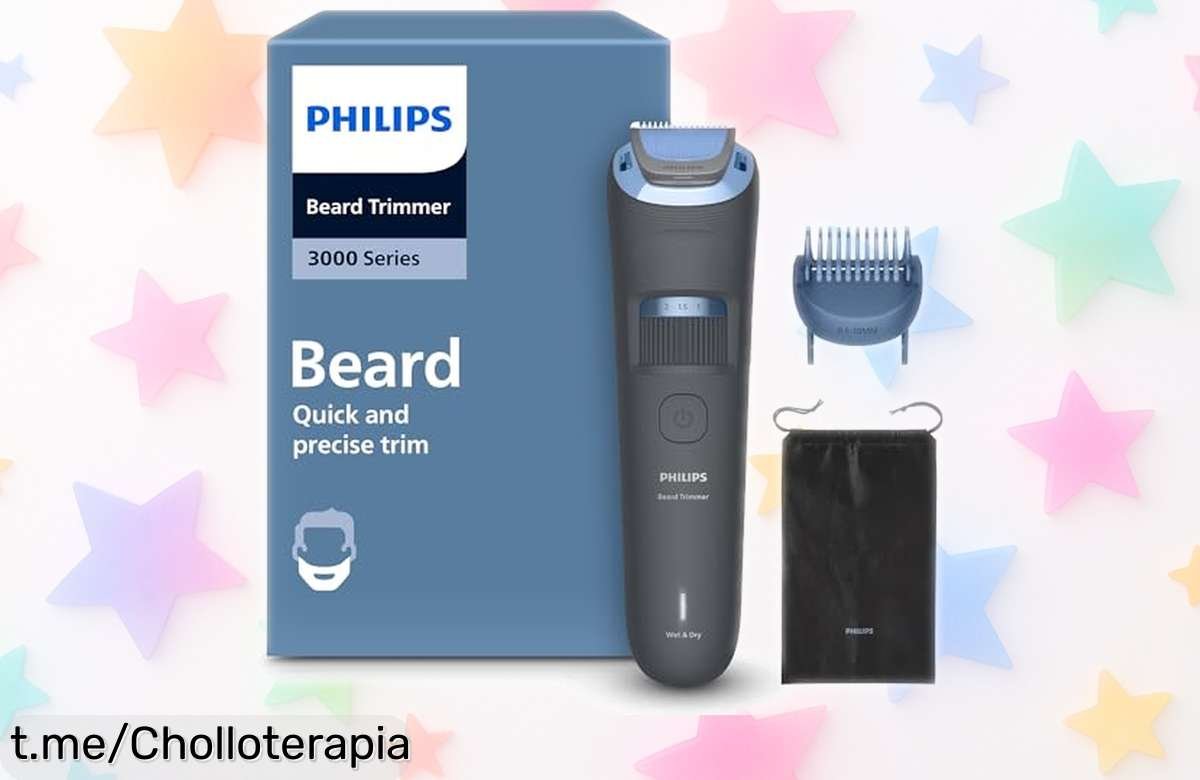 Máquina de cortar pelo Philips Serie 3000, ajusta tu estilo con sus 20 opciones y corte suave a un precio loco que hará que luzcas increíble en un abrir y cerrar de ojos.