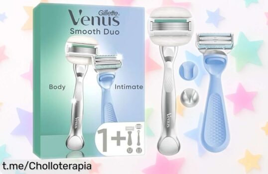 Maquinillas Gillette Venus Body + Intimate en pack de 2: suavidad sin irritaciones y un precio rebajado que no te puedes perder, tus ganas de lucir perfecta merecen este chollo.
