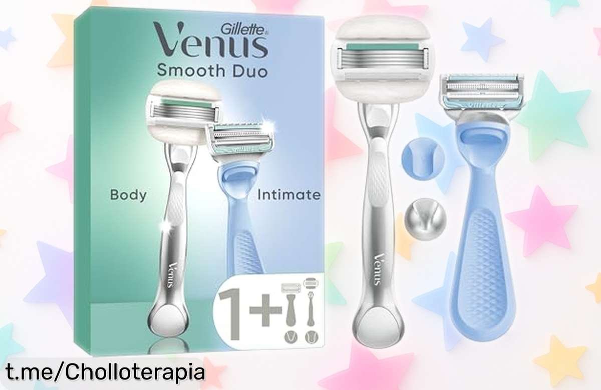 Maquinillas Gillette Venus Body + Intimate en pack de 2: suavidad sin irritaciones y un precio rebajado que no te puedes perder, tus ganas de lucir perfecta merecen este chollo.