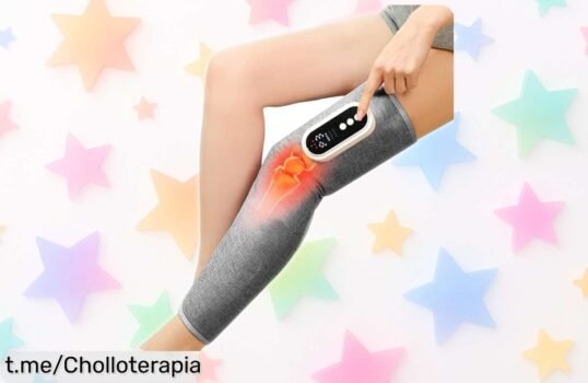 Masajeador de piernas con presoterapia y calor ajustable, ¡ofertón para aliviar la fatiga y disfrutar del bienestar! No dejes pasar esta oportunidad que tus piernas agradecerán.