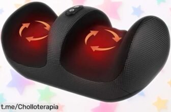 Masajeador de pies Nekteck con calor y shiatsu: la forma perfecta de aliviar estrés y mejorar tu salud ¡ahora a un precio loco que no te puedes perder!